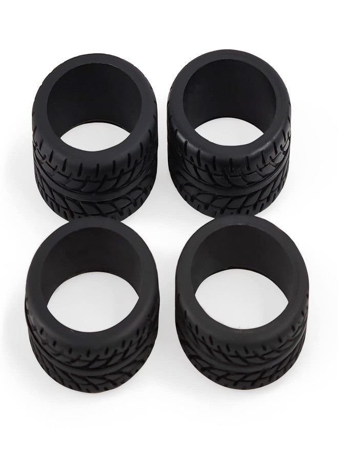 Abendor 4Pcs 1/28 Rc Drift Car Tires, [2N+2W] High Grip Tires Simulated Tire Tread Racing Tyre for 1/28 Mosquito Cart MINI-Z MR03 IW04M AWD AMZ MINI-Q RC Car Upgrade Parts - Image 2